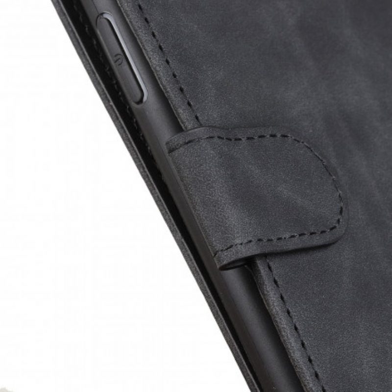 Folio-hoesje voor iPhone 11 Pro Max Khazneh Vintage Leereffect