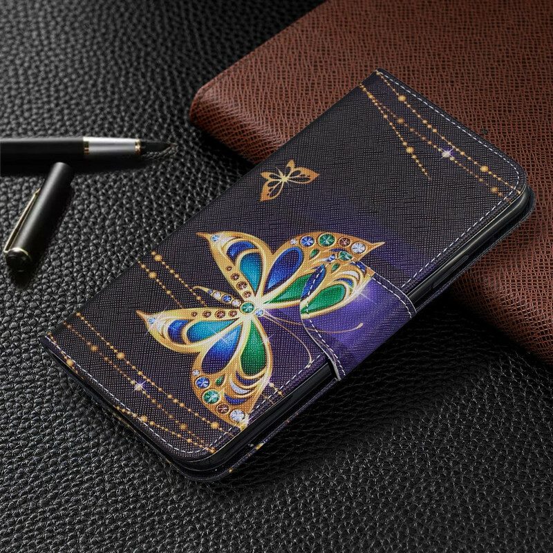 Folio-hoesje voor iPhone 11 Pro Max Ongelooflijke Vlinders