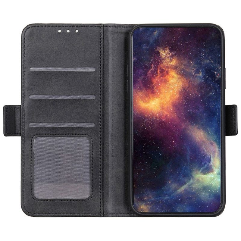 Folio-hoesje voor Moto G73 5G Dubbele Sluiting