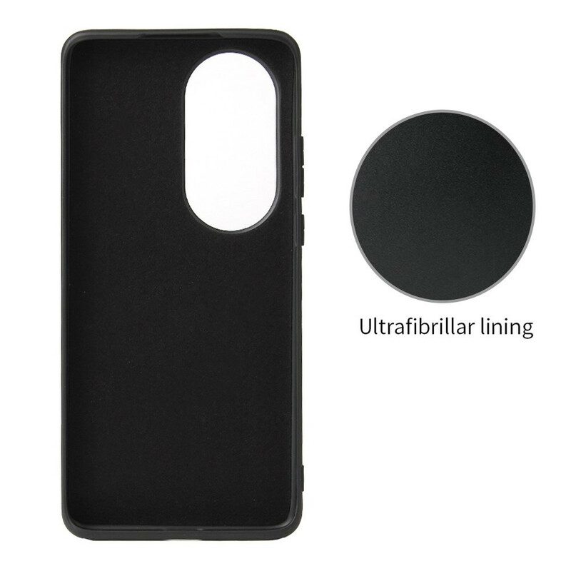 Telefoonhoesje voor Huawei P50 Pro Ringhouder In Slangenstijl
