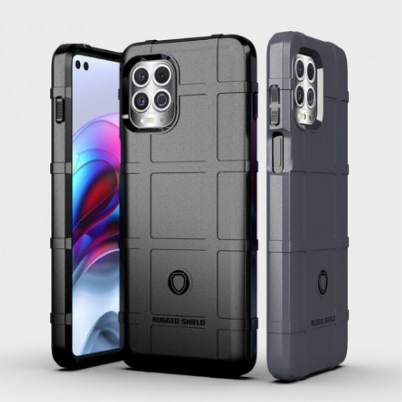 Hoesje voor Moto G100 Robuust Schild