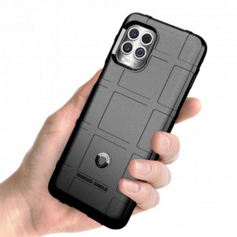 Hoesje voor Moto G100 Robuust Schild