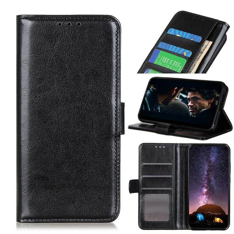 Folio-hoesje voor Huawei P40 Lite E Finesse Van Kunstleer