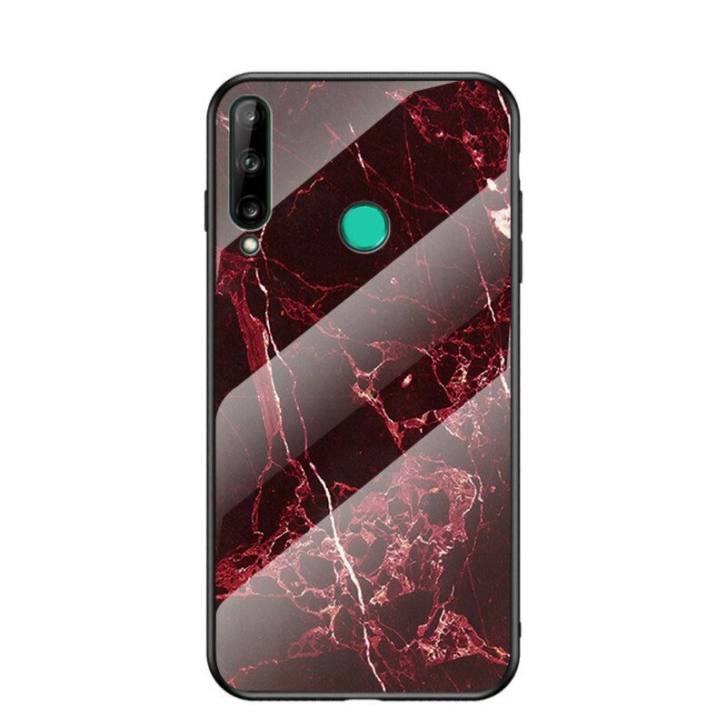 Hoesje voor Huawei P40 Lite E Premium Kleuren Gehard Glas