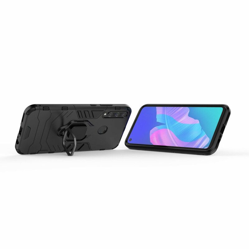 Hoesje voor Huawei P40 Lite E Ringbestendig
