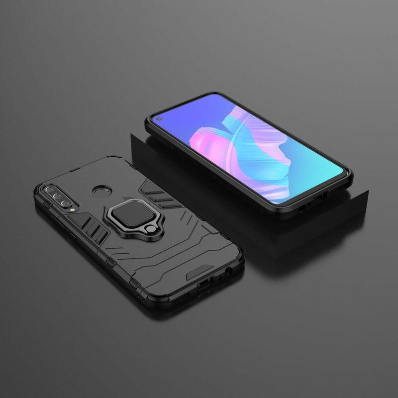 Hoesje voor Huawei P40 Lite E Ringbestendig