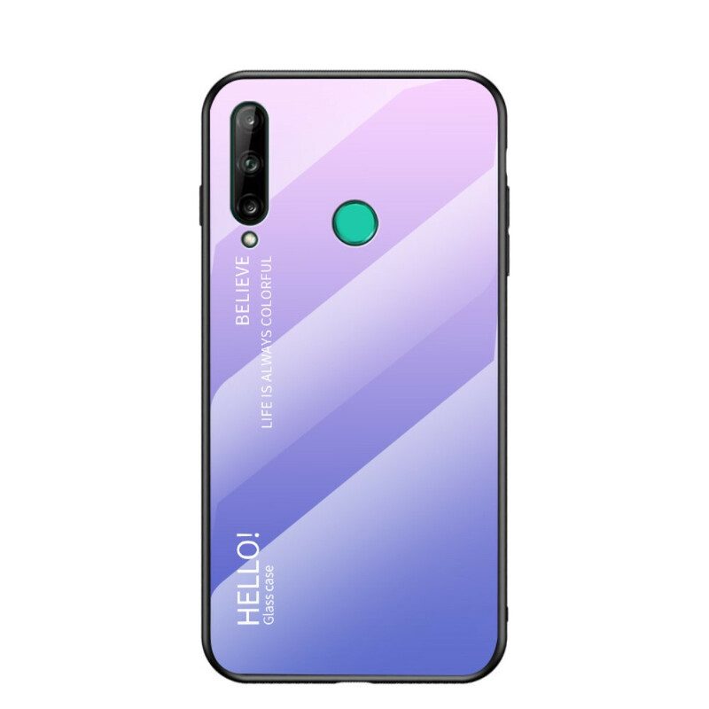 Telefoonhoesje voor Huawei P40 Lite E Gehard Glas Hallo