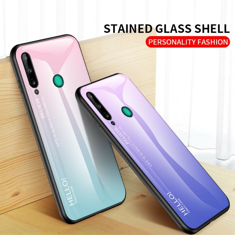 Telefoonhoesje voor Huawei P40 Lite E Gehard Glas Hallo