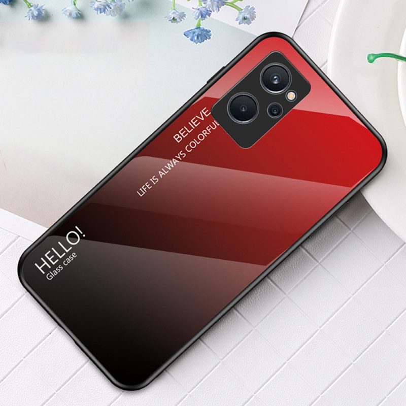 Telefoonhoesje voor Realme 9i Gehard Glas Hallo