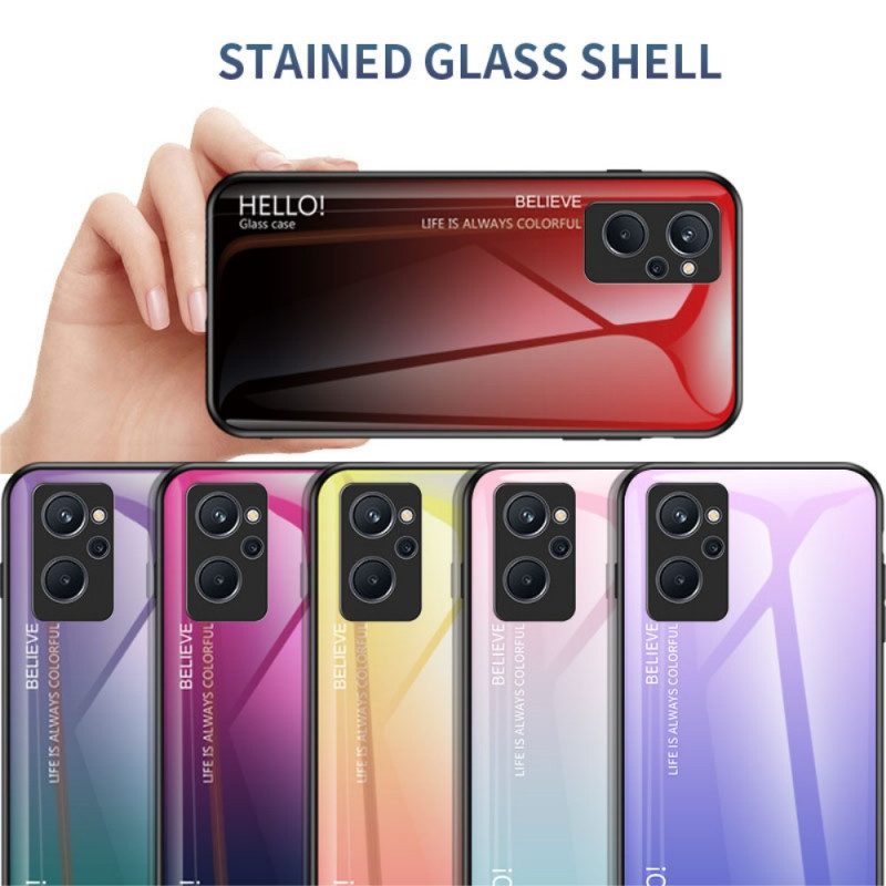 Telefoonhoesje voor Realme 9i Gehard Glas Hallo