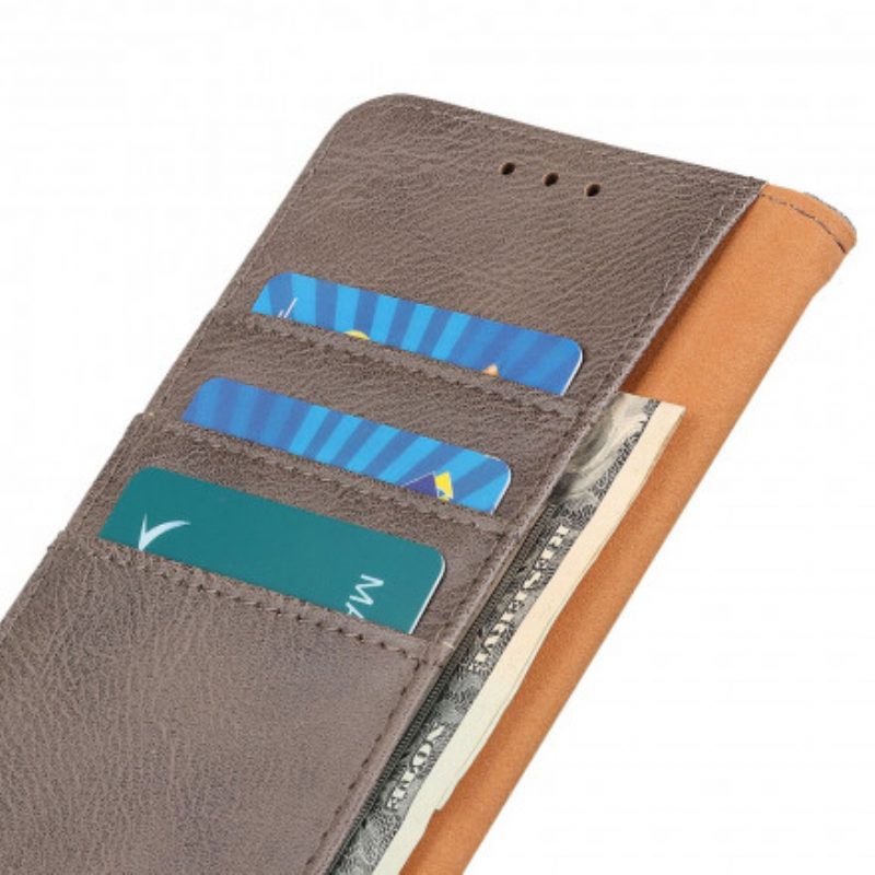 Folio-hoesje voor Sony Xperia 1 III Imitatieleer Khazneh