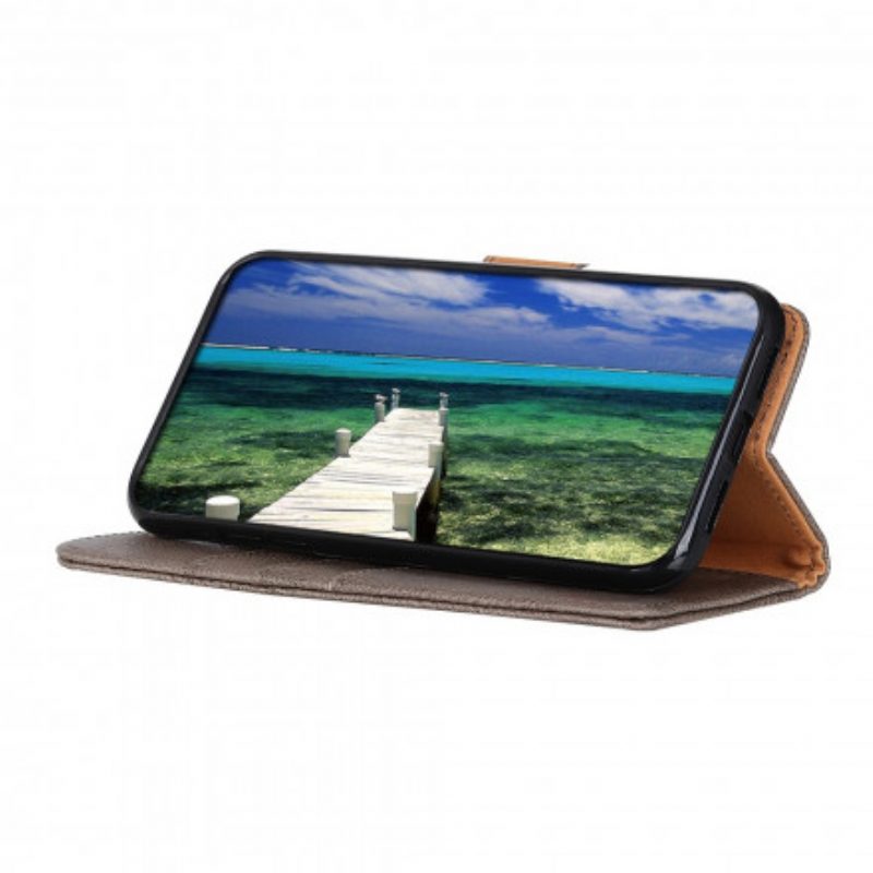Folio-hoesje voor Sony Xperia 1 III Imitatieleer Khazneh
