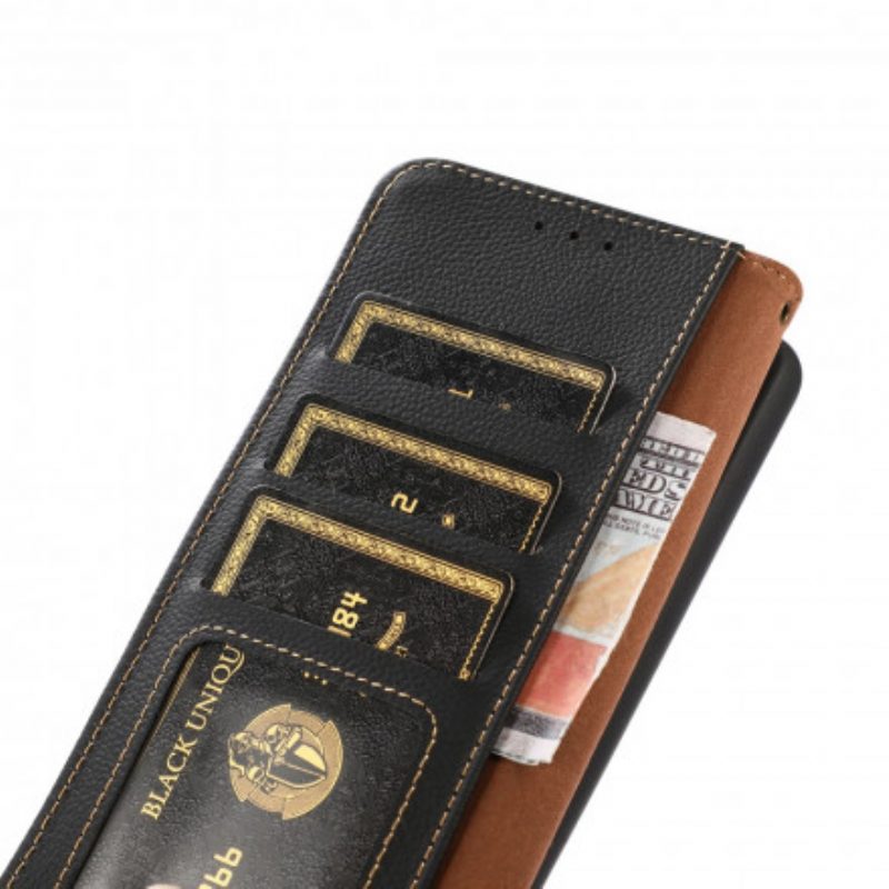 Folio-hoesje voor Sony Xperia 1 III Imitatieleer Khazneh Rfid