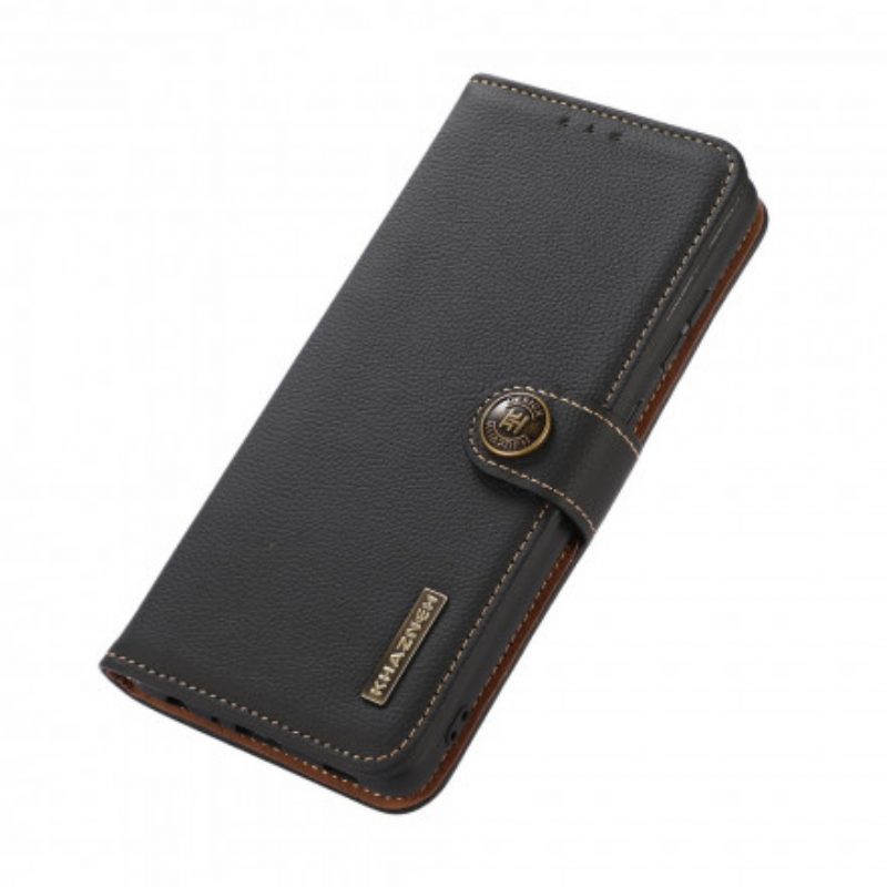 Folio-hoesje voor Sony Xperia 1 III Imitatieleer Khazneh Rfid