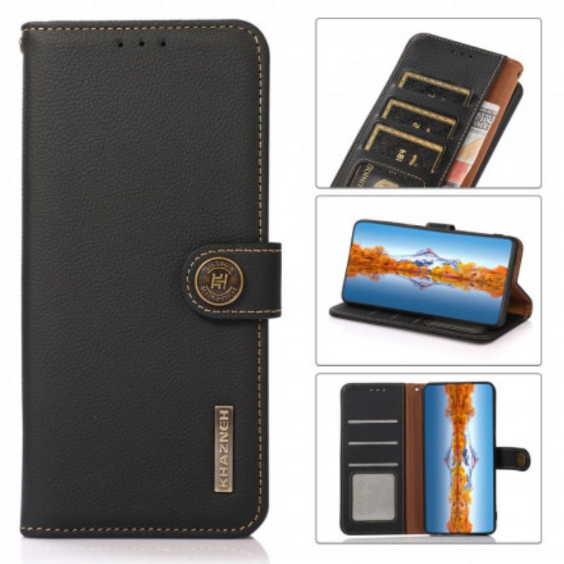 Folio-hoesje voor Sony Xperia 1 III Imitatieleer Khazneh Rfid