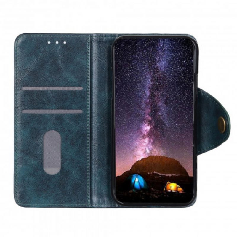 Folio-hoesje voor Sony Xperia 1 III Kunstleer Lakknoop