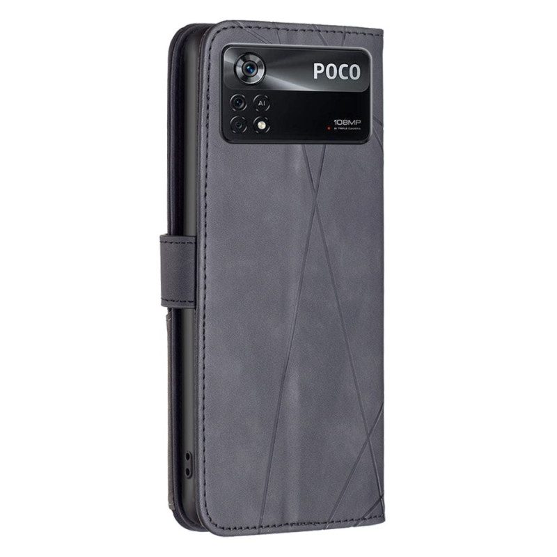 Folio-hoesje voor Poco X4 Pro 5G Binfen-kleur