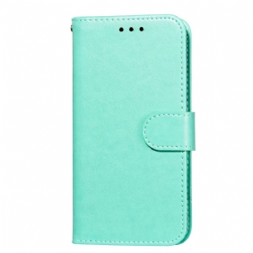 Folio-hoesje voor Poco X4 Pro 5G Met Ketting Imitatieleer Met Riem