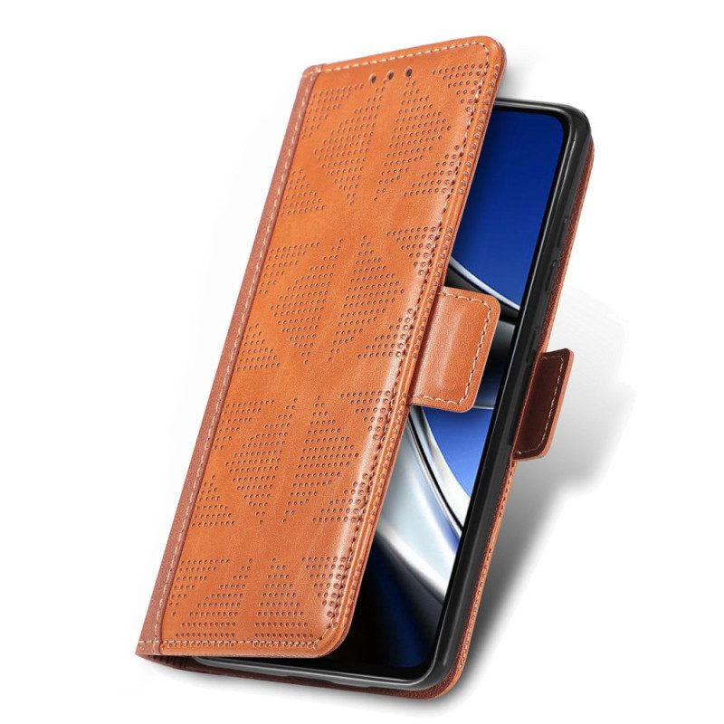 Folio-hoesje voor Poco X4 Pro 5G Vintage-stijl