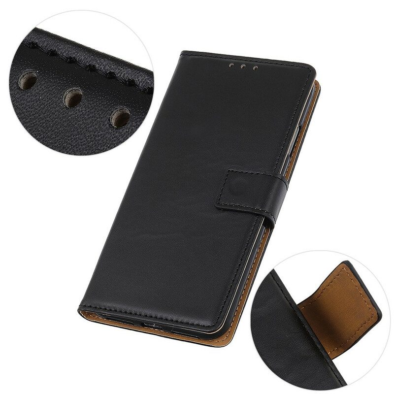 Folio-hoesje voor Xiaomi Mi Note 10 / 10 Pro Effen Kunstleer