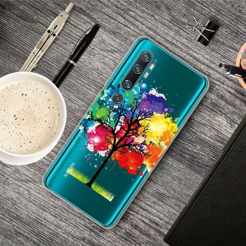 Hoesje voor Xiaomi Mi Note 10 / 10 Pro Naadloze Aquarel Boom