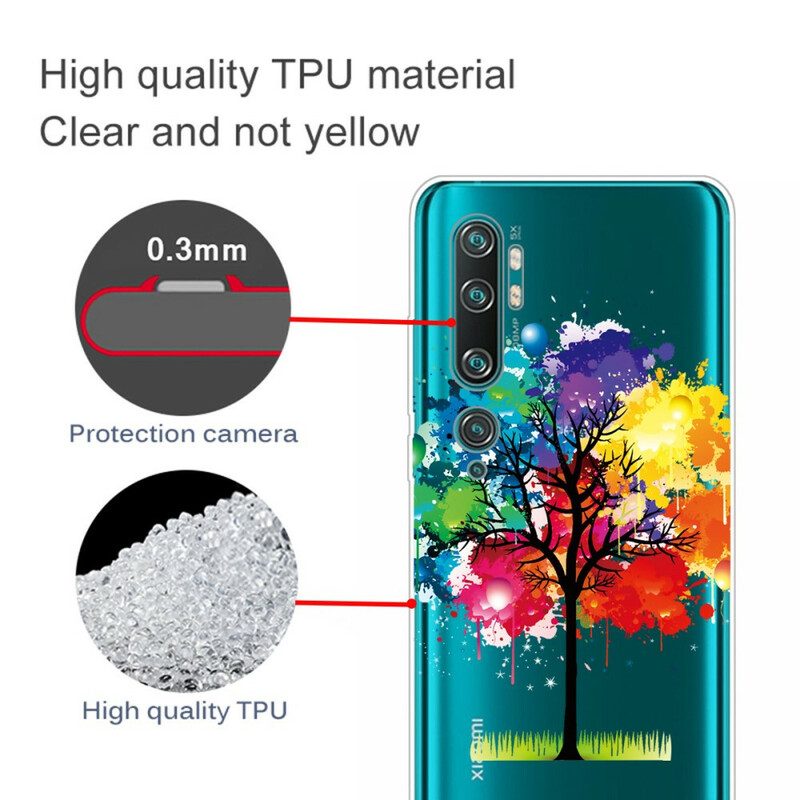 Hoesje voor Xiaomi Mi Note 10 / 10 Pro Naadloze Aquarel Boom