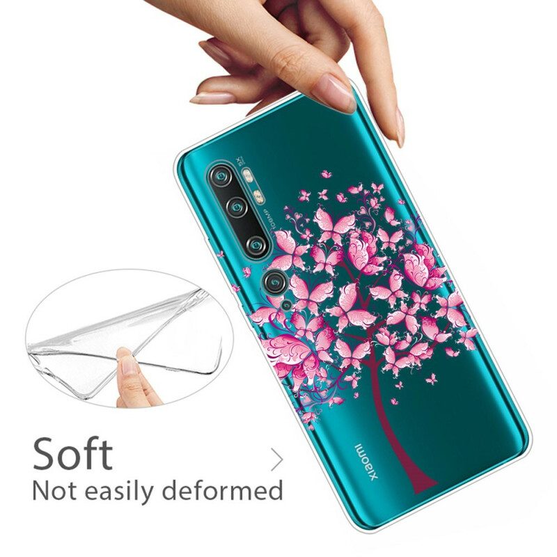 Hoesje voor Xiaomi Mi Note 10 / 10 Pro Roze Boomtop
