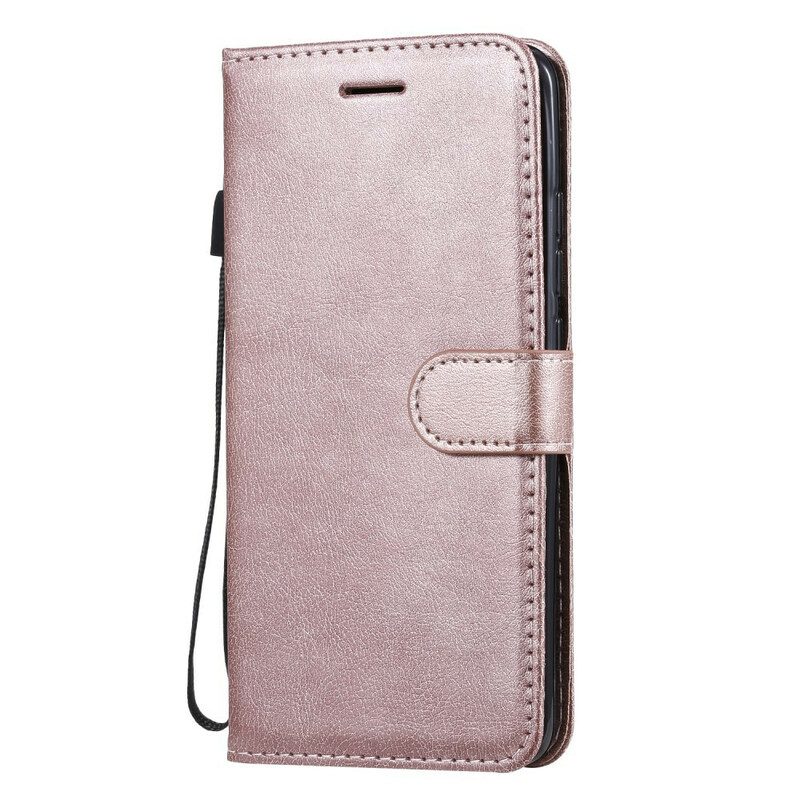 Leren Hoesje voor Xiaomi Mi Note 10 / 10 Pro Met Ketting Leren Stijl Met Bandjes