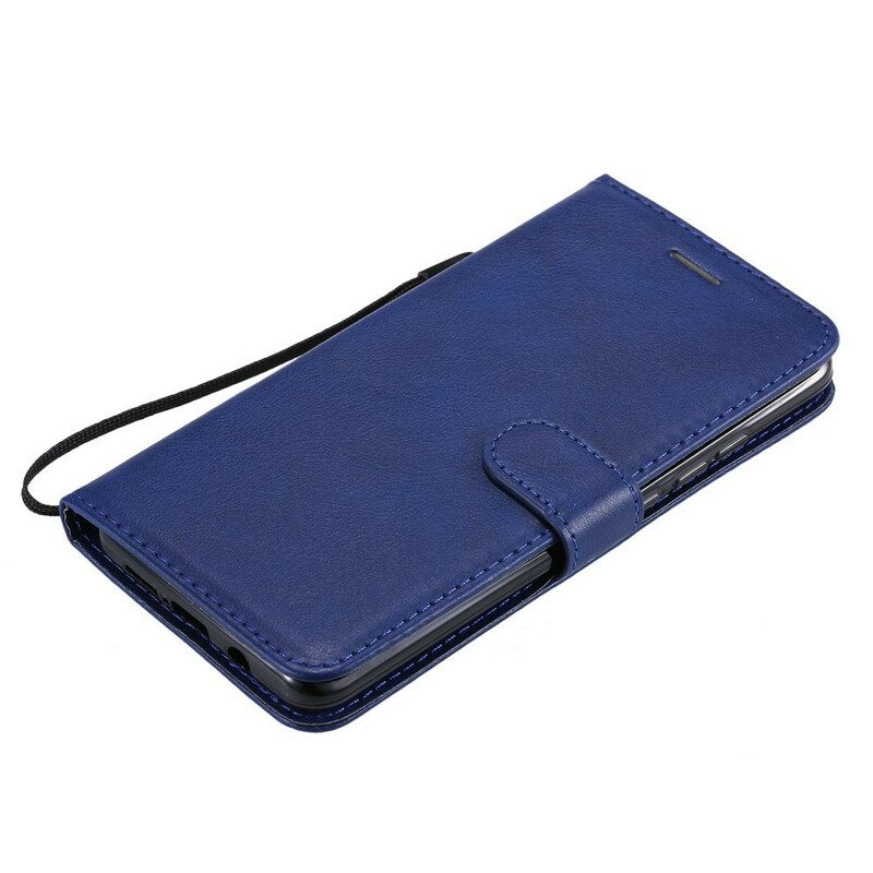 Leren Hoesje voor Xiaomi Mi Note 10 / 10 Pro Met Ketting Leren Stijl Met Bandjes