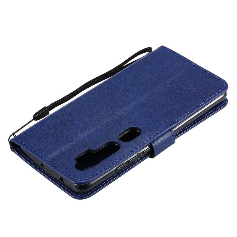 Leren Hoesje voor Xiaomi Mi Note 10 / 10 Pro Met Ketting Leren Stijl Met Bandjes