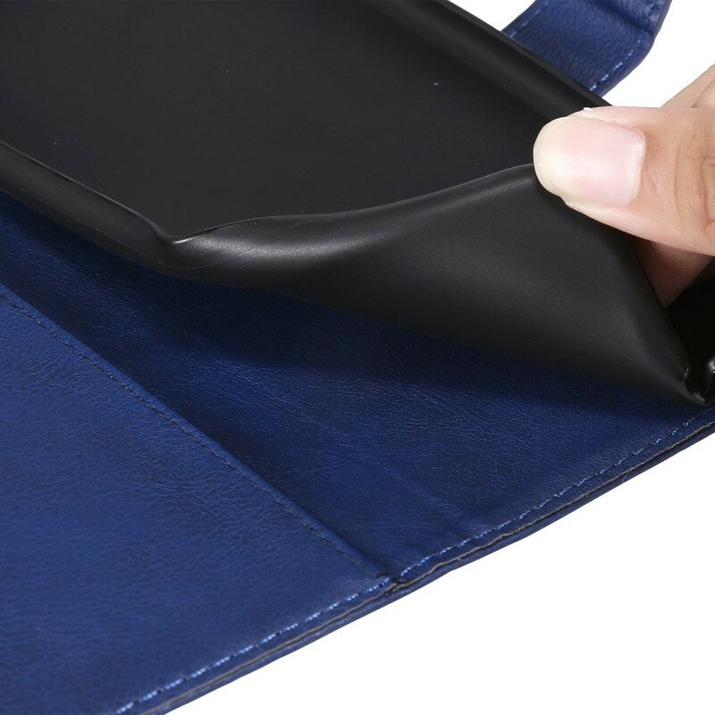 Leren Hoesje voor Xiaomi Mi Note 10 / 10 Pro Met Ketting Leren Stijl Met Bandjes