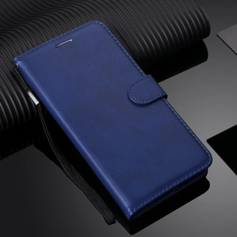 Leren Hoesje voor Xiaomi Mi Note 10 / 10 Pro Met Ketting Leren Stijl Met Bandjes