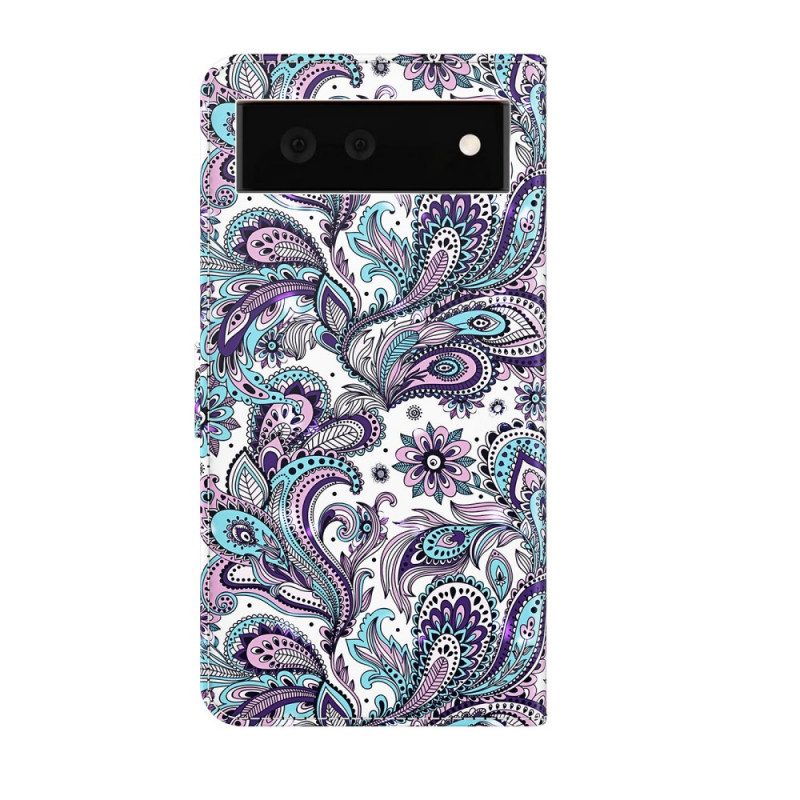 Folio-hoesje voor Google Pixel 6 Bloemen Patronen