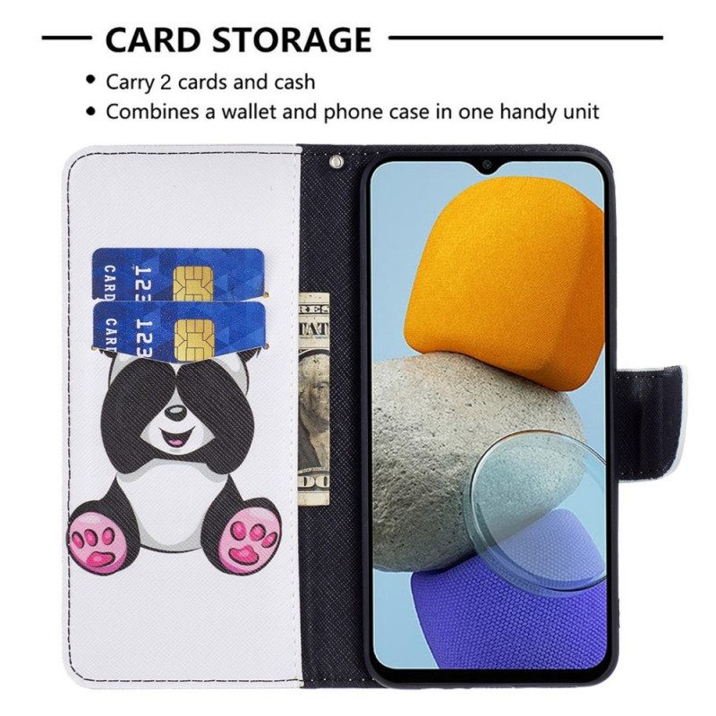 Folio-hoesje voor Samsung Galaxy M23 5G Panda