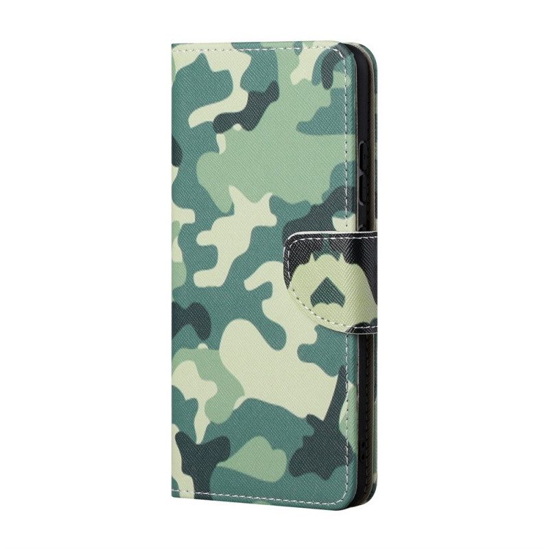 Leren Hoesje voor Samsung Galaxy M23 5G Camouflage