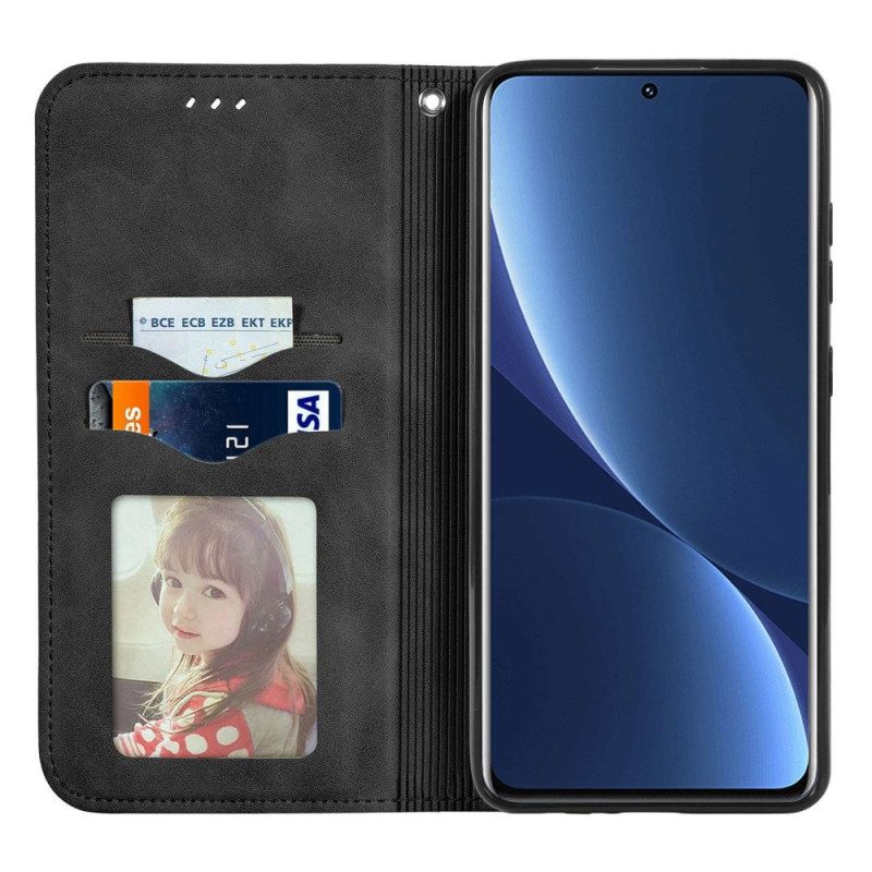 Bescherming Hoesje voor Xiaomi 12T / 12T Pro Folio-hoesje Vintage-serie