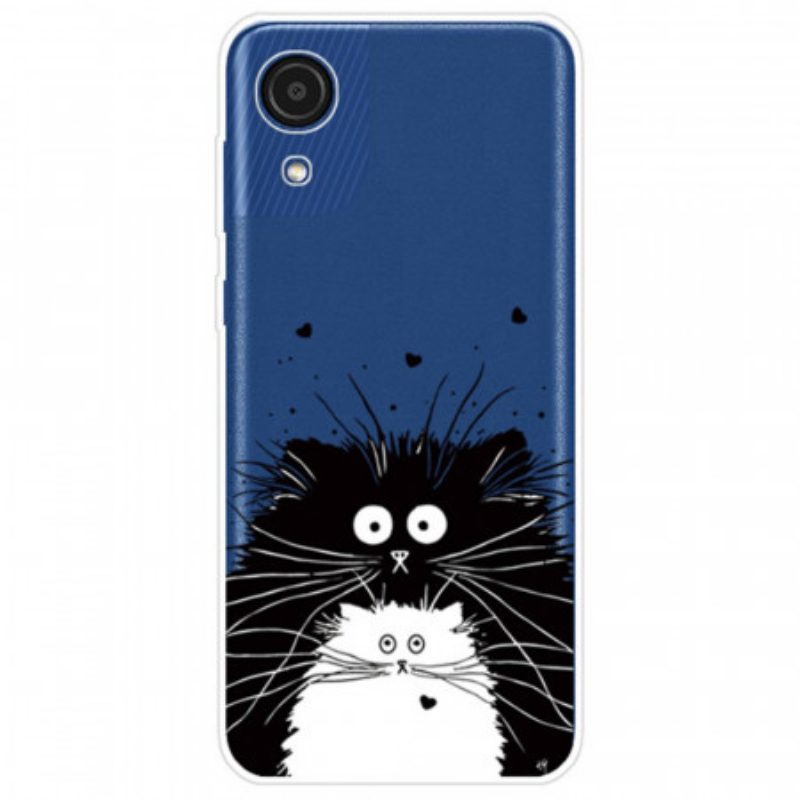 Telefoonhoesje voor Samsung Galaxy A03 Core Kijk Naar De Katten