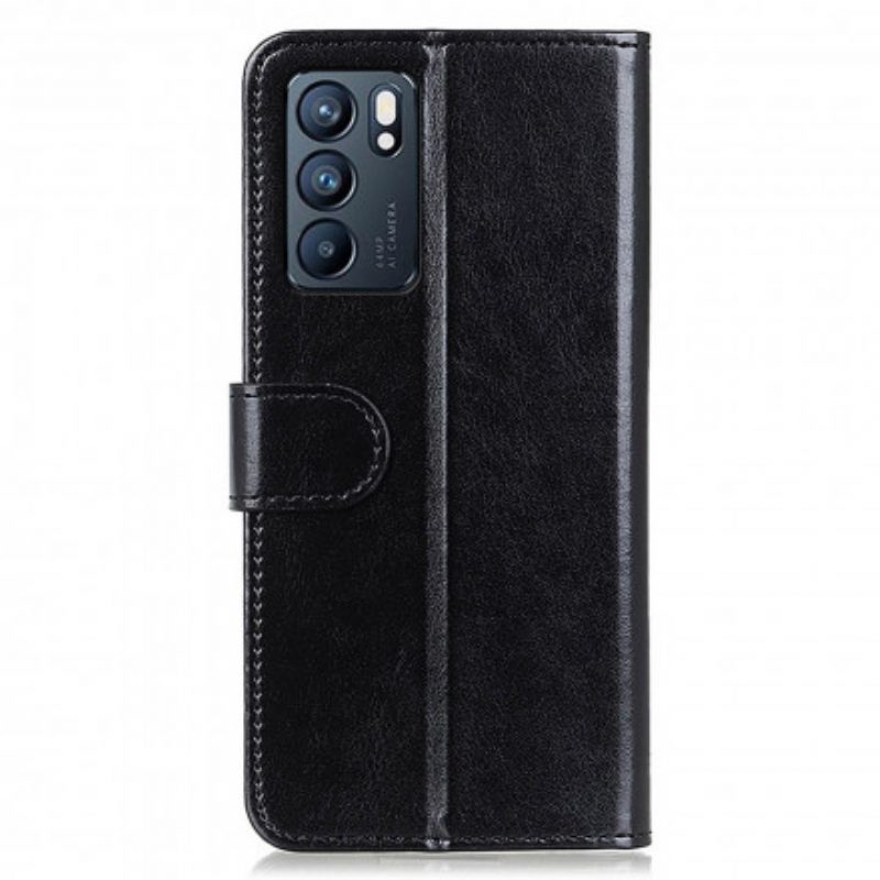 Folio-hoesje voor Oppo Reno 6 5G Bevroren Finesse