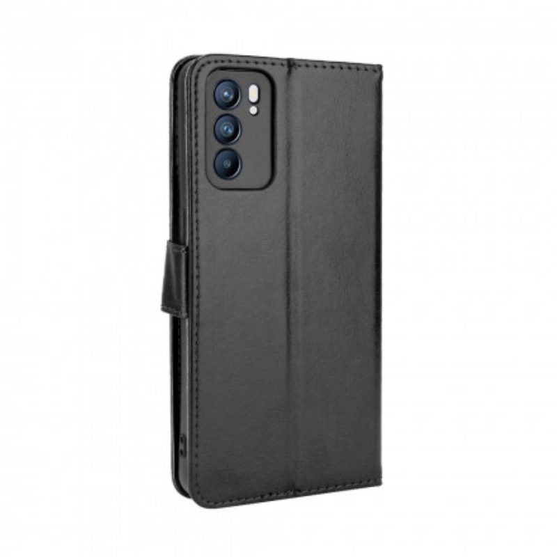 Folio-hoesje voor Oppo Reno 6 5G Flitsend Kunstleer