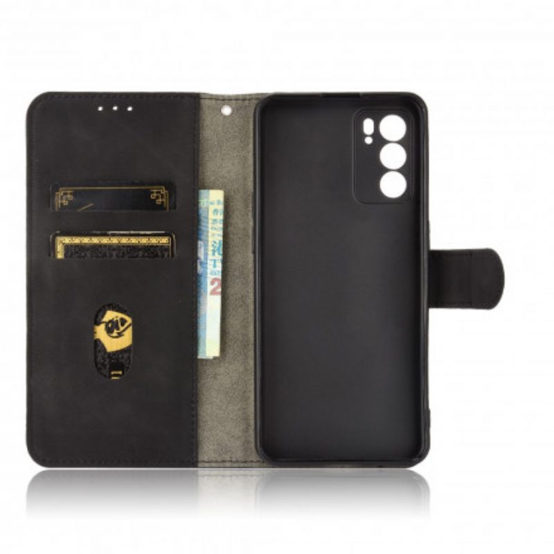 Leren Hoesje voor Oppo Reno 6 5G Aanraking Van De Huid