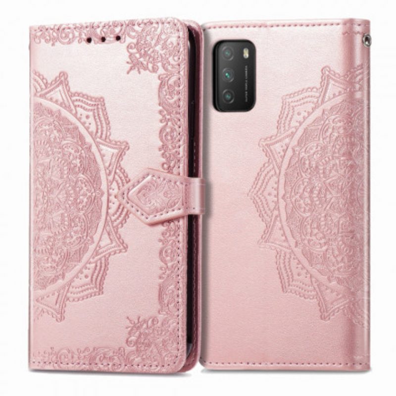 Folio-hoesje voor Poco M3 Mandala Middeleeuwen