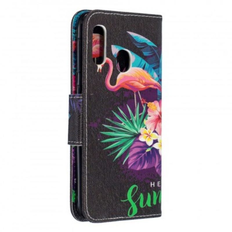 Folio-hoesje voor Samsung Galaxy A20e Hallo Zomer
