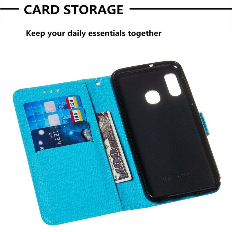 Folio-hoesje voor Samsung Galaxy A20e Mevrouw Uil