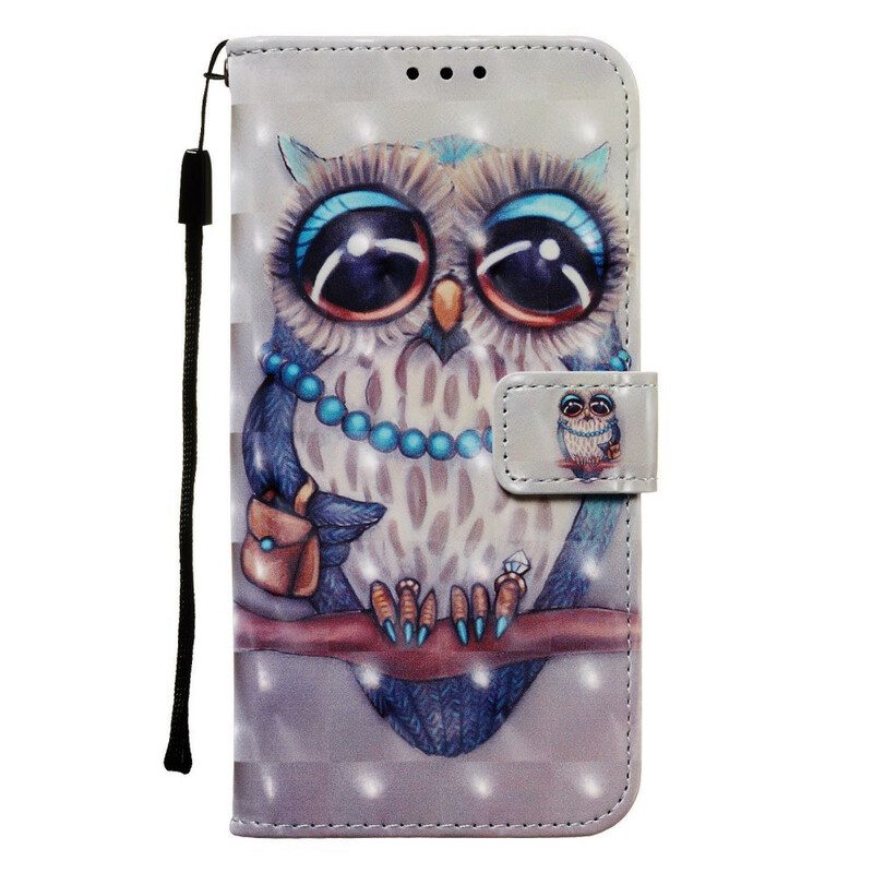 Folio-hoesje voor Samsung Galaxy A20e Mevrouw Uil