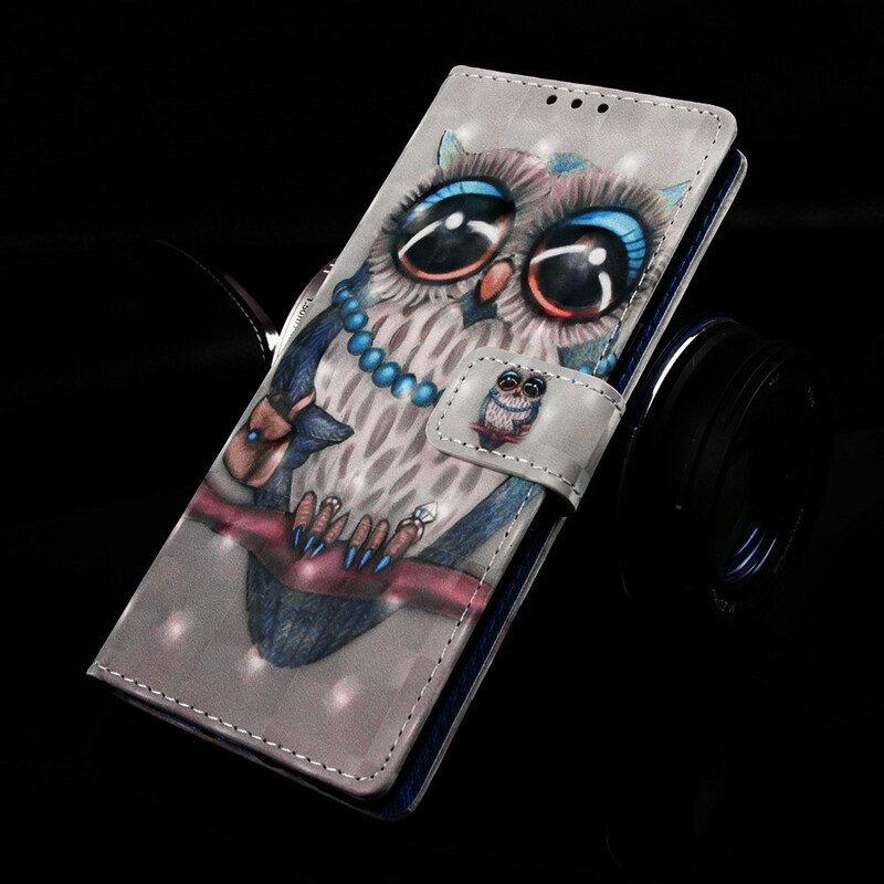 Folio-hoesje voor Samsung Galaxy A20e Mevrouw Uil