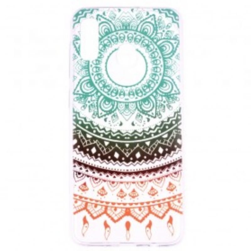 Hoesje voor Samsung Galaxy A20e Naadloze Kleurrijke Mandala