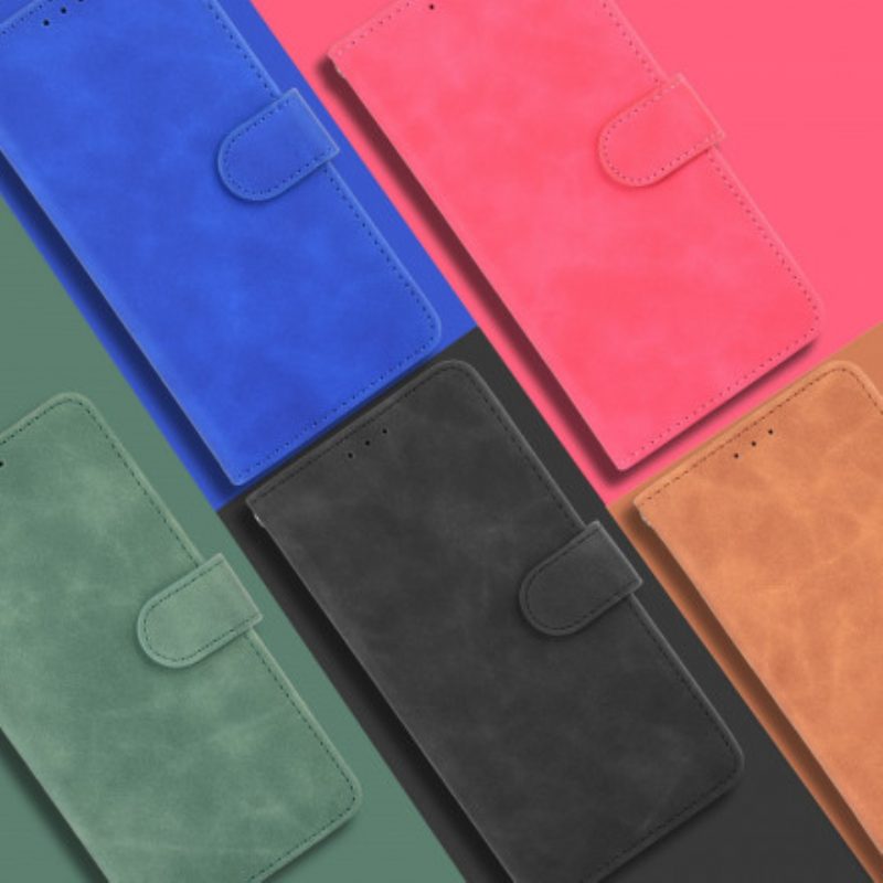 Folio-hoesje voor Realme C21 Aanraking Van De Huid