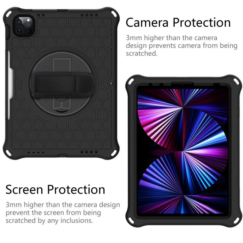 Telefoonhoesje voor iPad Pro 11" (2021) Eva-riem En Beugel