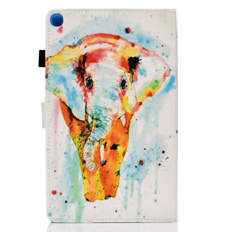 Folio-hoesje voor Samsung Galaxy Tab S6 Lite Aquarel Olifant