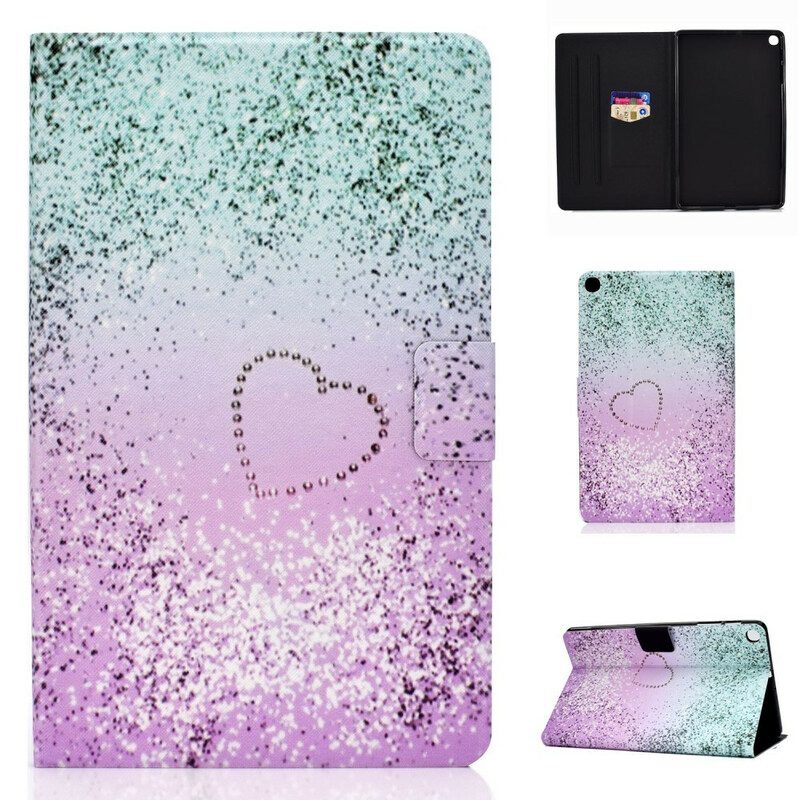 Folio-hoesje voor Samsung Galaxy Tab S6 Lite Glanzende Pailletten